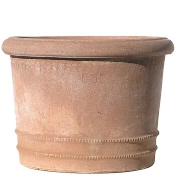 stor håndlavet terracottakrukke, 100% italiensk